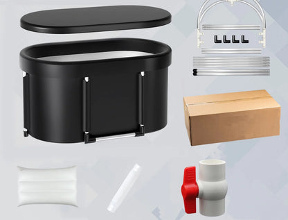 ❄️ ArcticFold™ – Foldable Ice Bath Tub XXL